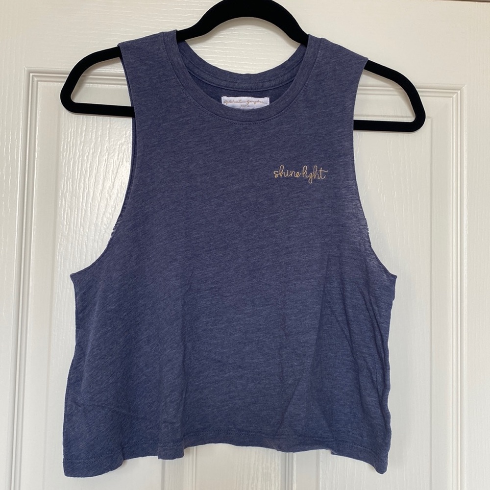 Cute cut off tank top